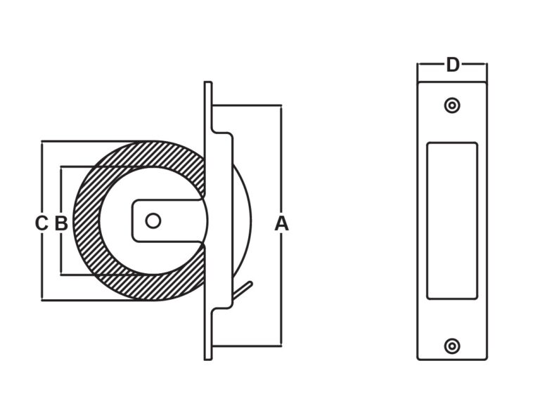 Disegno quotato 1050SE/105010SE Avvolgitore compatibile secco in acciaio zincato con placca verniciata