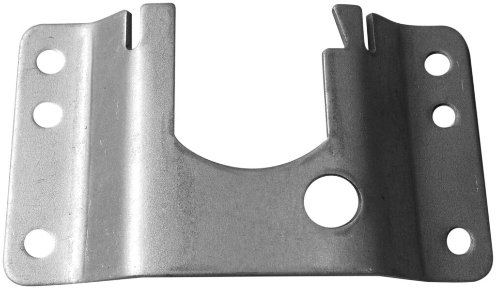 1065 Supporto per cuscinetto tondo diametro 27mm in acciaio zincato