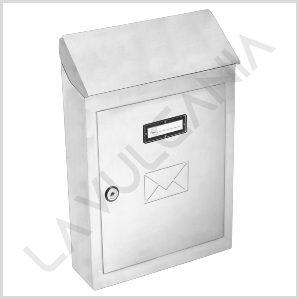 2500CT3YAI Cassetta postale tradizione CT3 in acciaio inox AISI 441 con serratura A CILINDRO
